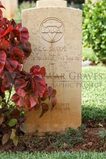 BEIRUT WAR CEMETERY - SHARPE, C G